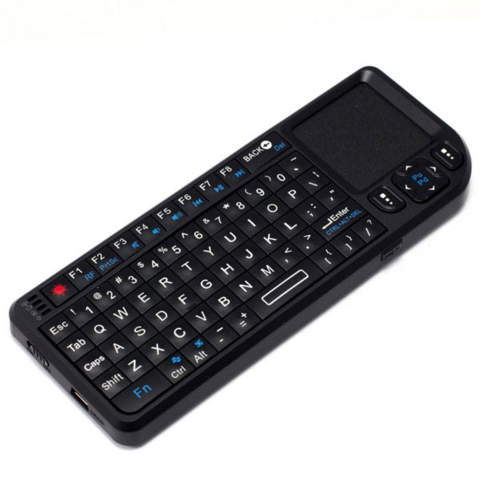 Miniature Wireless Keyboard with Touchpad for Raspberry Pi Side View