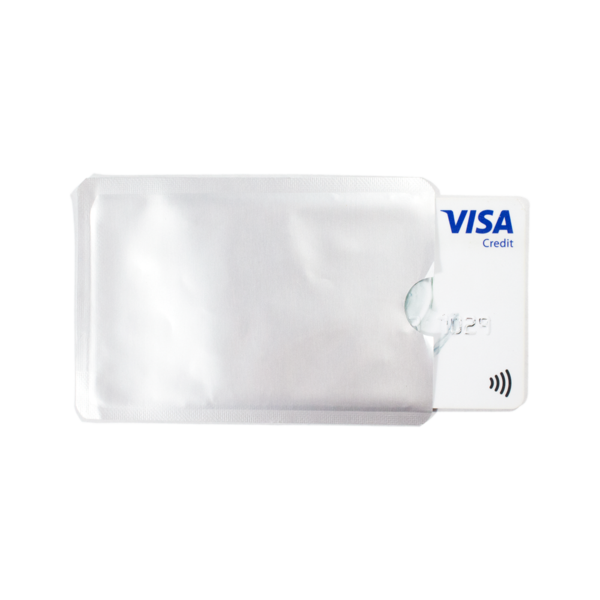 Grey RFID Secure Sleeve Credit Card Holder